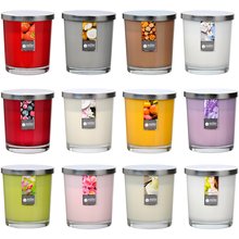 Maxi Duft-Kerzenglas Windlicht 110/95 mm mit Deckel | 2er Set | Exotic Fruits