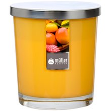 Maxi Duft-Kerzenglas Windlicht 110/95 mm mit Deckel | 2er Set | Exotic Fruits
