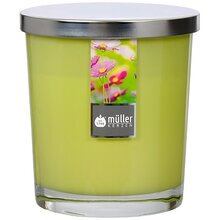 Maxi Duft-Kerzenglas 110/95 mm mit Deckel | 2er Set | Flower Garden