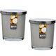 Maxi Duft-Kerzenglas 110/95 mm mit Deckel | 2er Set | Coconut Island