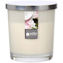 Maxi Duft-Kerzenglas 110/95 mm mit Deckel | 2er Set | Soft Creme