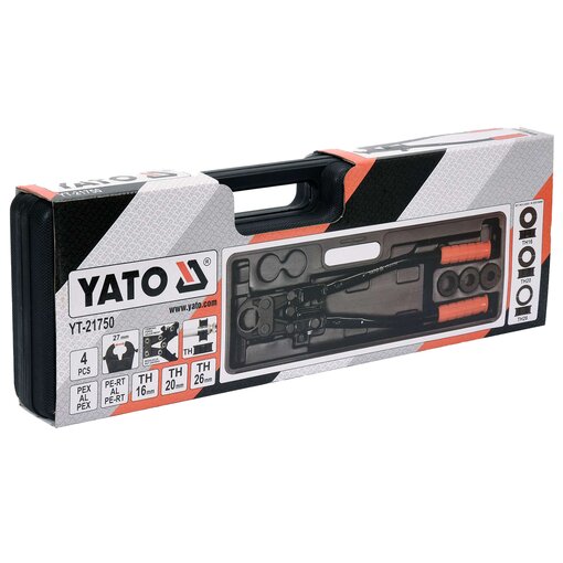Yato Rohrpress-Zange 4tlg. YT-21750