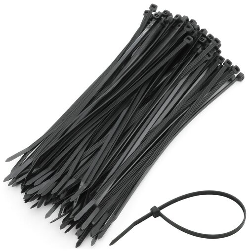 ECI Kabelbinder | 100 Stck |  Breite 4,8 mm | schwarz |...