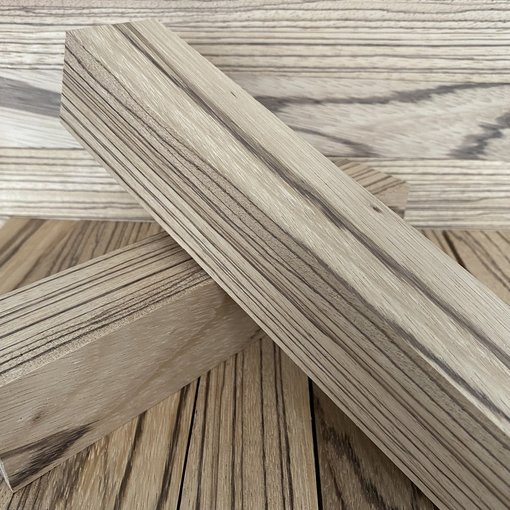 Zebrano Edelholz Kantel 40 x 40 mm verschiedene Lngen