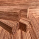 Bubinga Edelholz Kantel 40 x 40 mm verschiedene Längen