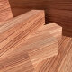 Bubinga Edelholz Kantel 40 x 40 mm Länge 200mm