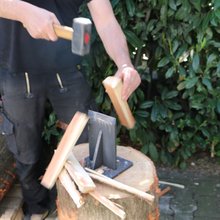 HackMonster Holz-Spalter Aufsatz fr Hackklotz L