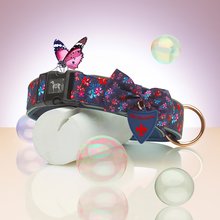 BELLOMANIA Hundehalsband Lani Neopren Blau / Pink Gr. XS-XL Typ BH-LC