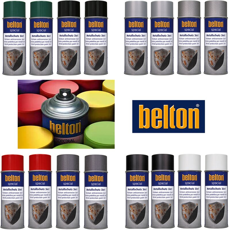 2x Belton Metallschutzlack 3in1 400 ml