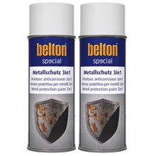 2x Belton Metallschutzlack 3in1 400 ml Reinwei