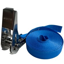 Zurrgurt Ratsche Edelstahl 2,5 x 800 cm ZH108 Farbe Blau 8 Meter