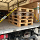 4 x LKW Ratschen Zurrgurt 2-teilig 5 x 800 cm Gelb Spitzhaken ZC52081