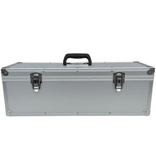 ECI Aluminium Koffer Silber Deckel abnehmbar (BxHxL) 20x20x Lnge nach Wahl