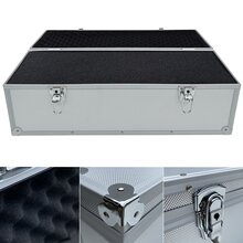 ECI Aluminium Koffer Silber Deckel abnehmbar (BxHxL) 20x20x Lnge nach Wahl