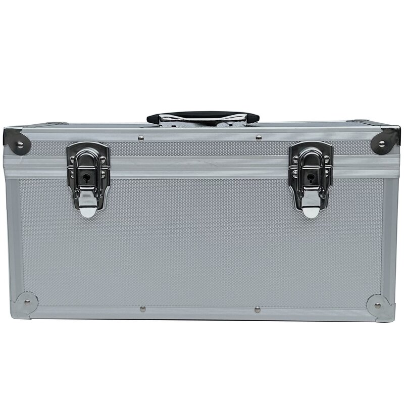 ECI Aluminium Koffer Silber Deckel abnehmbar (BxHxL) 20x20x40 cm