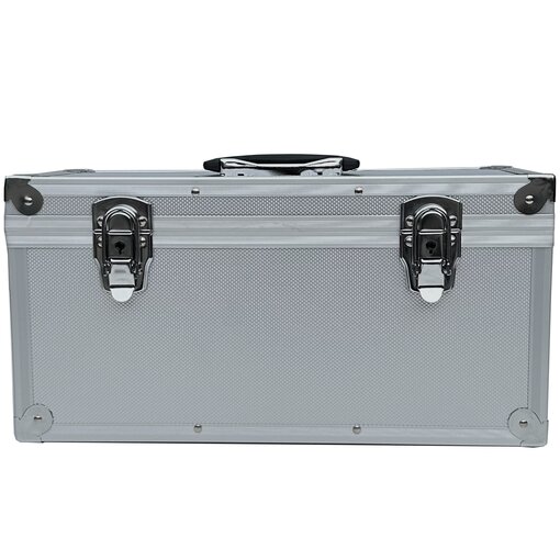 ECI Aluminium Koffer Silber Deckel abnehmbar (BxHxL) 20x20x40 cm
