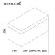 ECI Aluminium Koffer Silber Deckel abnehmbar (BxHxL) 20x20x40 cm