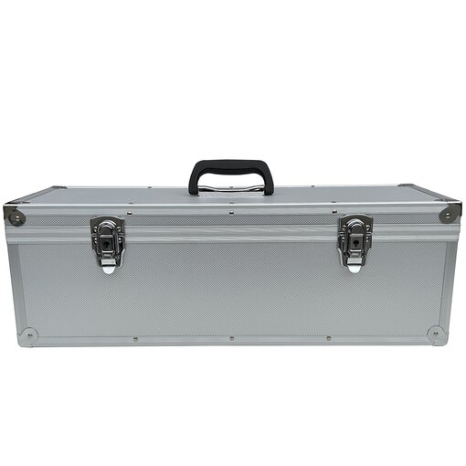 ECI Aluminium Koffer Silber Deckel abnehmbar (BxHxL) 20x20x60 cm