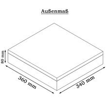 ECI Aluminium Koffer DIN A4 Ordner schmal Innenma  34 x 30 x 6 cm Farbe whlbar