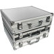 ECI Aluminium Koffer DIN A4 Ordner schmal Innenmaß  34 x 30 x 6 cm Farbe wählbar
