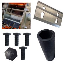 Messer Montage-Kit 3tlg. fr FM4DDE FM6DD und FM6DDES (2 Wende-Messer, 4 Schrauben + 16mm Nuss)