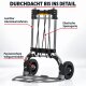 Teleskop Alu-Sackkarre klappbar 160 Kg ZFHT-160 Transportkarre