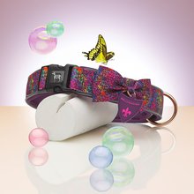 BELLOMANIA Hundehalsband Malea Neopren Lila Gr. M/L Typ BH-MC-M/L