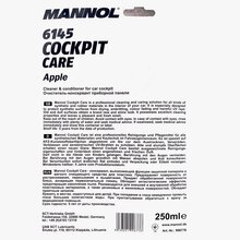 Mannol Cockpit Care Innenraumpflege 250 ml verschiedene Duftnoten incl. Schwamm