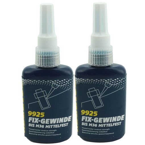 2 x Fix-Gewindesicherung mittelfest 50 ml Typ 9925