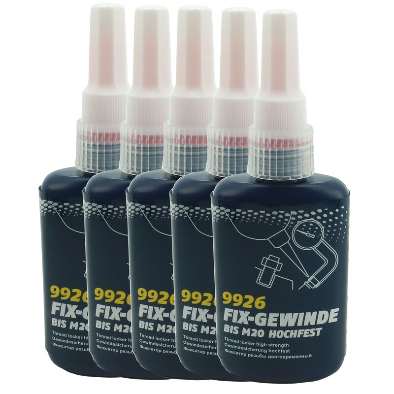 5 x Fix-Gewindesicherung hochfest 50 ml Typ 9926