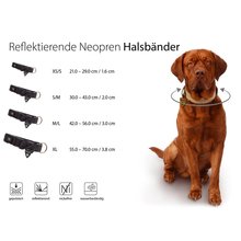 BELLOMANIA Hundehalsband Nakoa Neopren Rot Gr. XL Typ BH-NC-XL