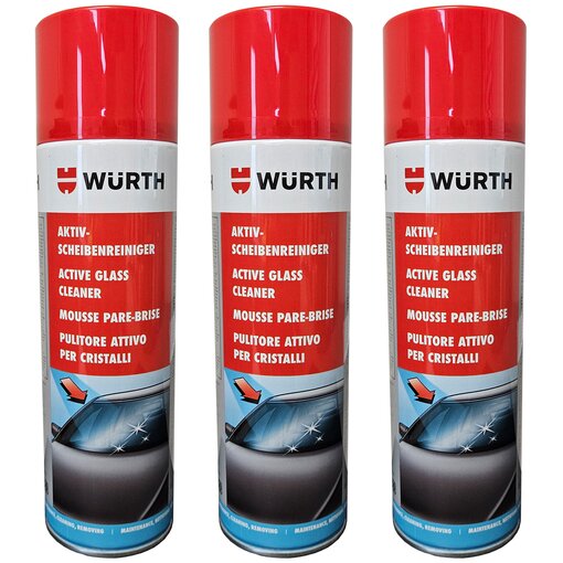 3 x Wrth Aktiv Scheibenreiniger Dose 500 ml 089025