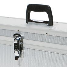 ECI Koffer (LBH) 110x15x23cm Silber Deckel abnehmbar