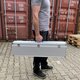 ECI Koffer (LBH) 110x15x23cm Silber Deckel abnehmbar
