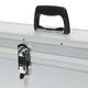 ECI Koffer (LBH) 110x15x23cm Silber Deckel abnehmbar
