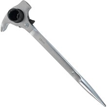 Gerstbauratsche 19/22 mm Gerstknarre mit Hammer und Nageleisen