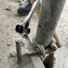 Gerstbauratsche 19/22 mm Gerstknarre mit Hammer und Nageleisen