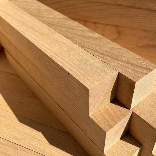 Amerikanische Kirschbaum Kantel 40 x 40 mm verschiedene...