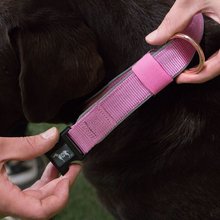 BELLOMANIA Hundehalsband Neyla Neopren Pink Gr. XL Typ BH-YC-XL