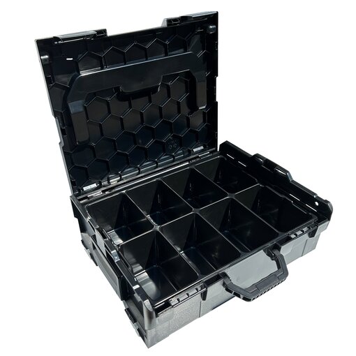 L-BOXX 136 Schwarz + Einsatz 8 Mulden