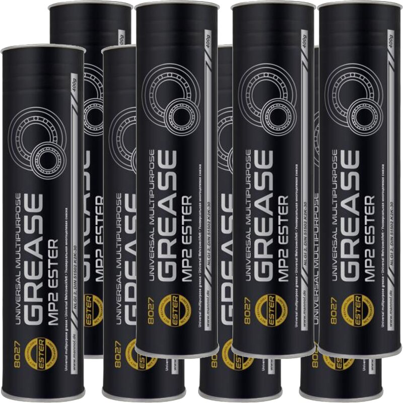 8 x Universal Mehrzweckfett 400g MP2 Typ 8027-04