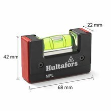 Hultafors Taschen-Wasserwaage Pocket Level MPL 68mm