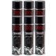 6 x Auto Lackspray Dose Spraila Schwarz Matt 500ml