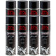 8 x Auto Lackspray Dose Spraila Schwarz Matt 500ml