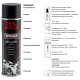 8 x Auto Lackspray Dose Spraila Schwarz Matt 500ml