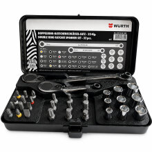Würth Zebra Doppelringratschenschlüssel Satz 32 tlg. 071423100