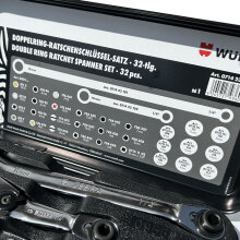 Würth Zebra Doppelringratschenschlüssel Satz 32 tlg. 071423100
