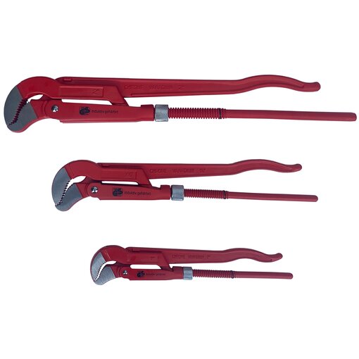 Rohrzangenset, S-Maul, 3-tlg, 1 1,5 2 Zoll