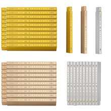 10 x Hultafors Zollstock Gliedermastab 2 Meter , Farbe nach Wahl