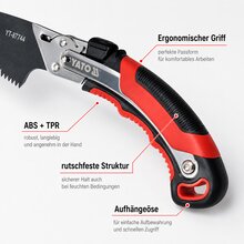 Asts�ge Baums�ge Hands�ge gebogen 350 mm Typ YT-87744